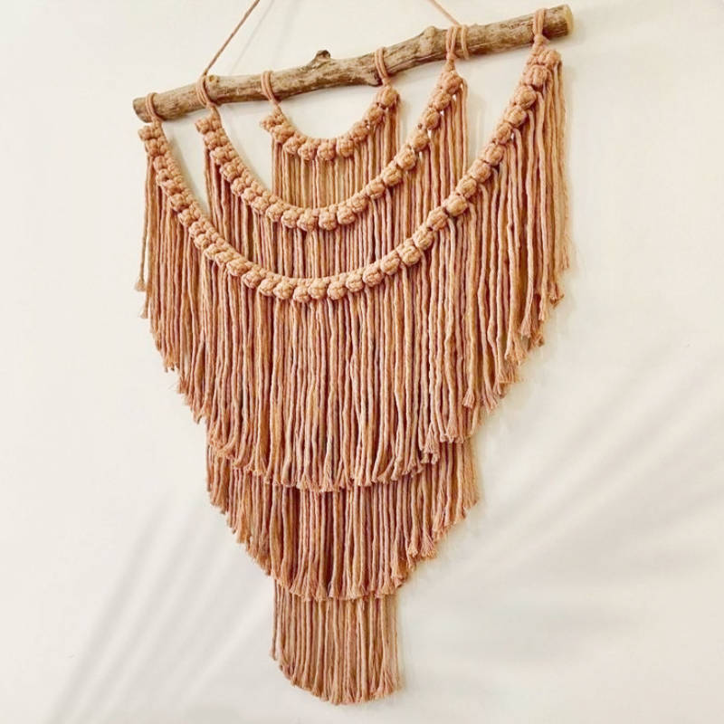 Elegance in Knots - Macramé Wall Decor (27 x 35 inches)