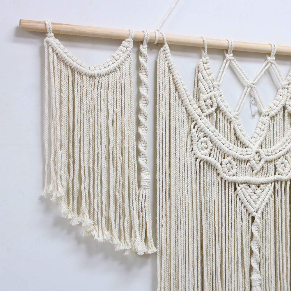 Exquisite Macramé Wall Decor - Large 39 x 35 Inches