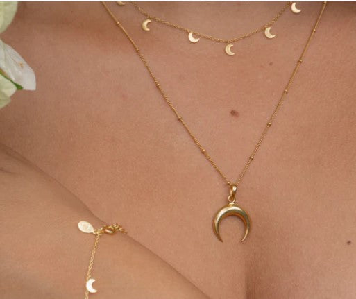 In Love With The Moon Choker Necklace