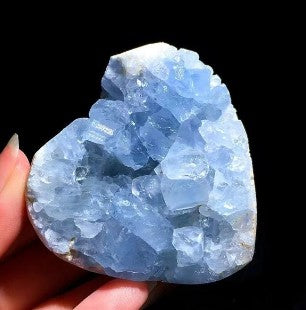 Blue Kyanite Rough Celestite Geode