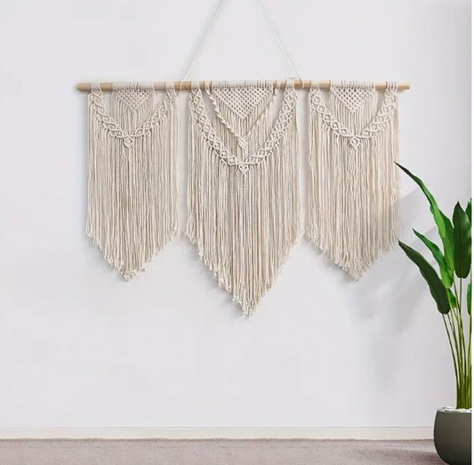 Tassel Bohemian Lace Hand-Woven Tapestry