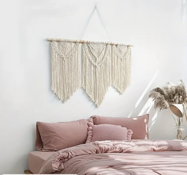 Tassel Bohemian Lace Hand-Woven Tapestry