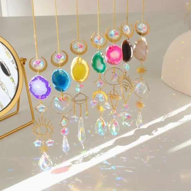 Aura Faux Crystal Suncatcher