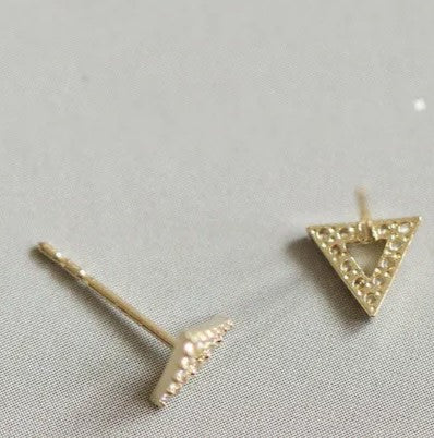 Triangle Stud Earrings