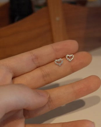 Heart Stud Earrings