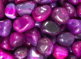 Agate Pink Tumbled Stone