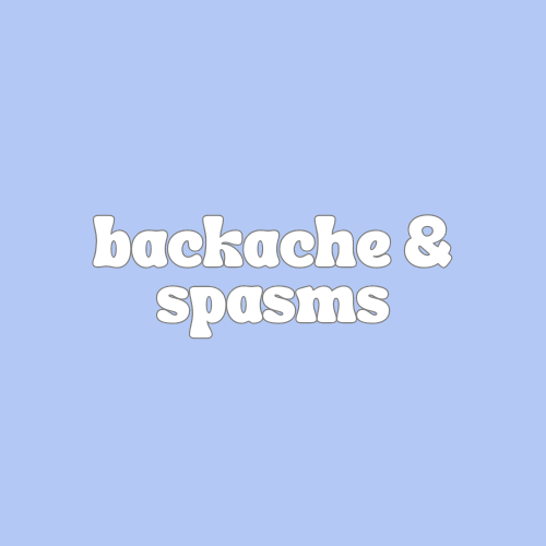 Backache & Spasms