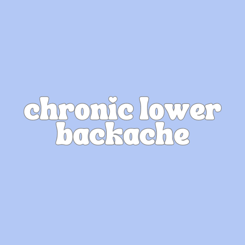 Chronic Lower Backache