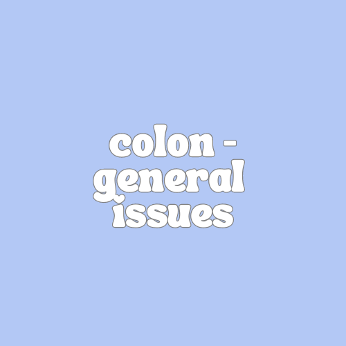 Colon - General Issues