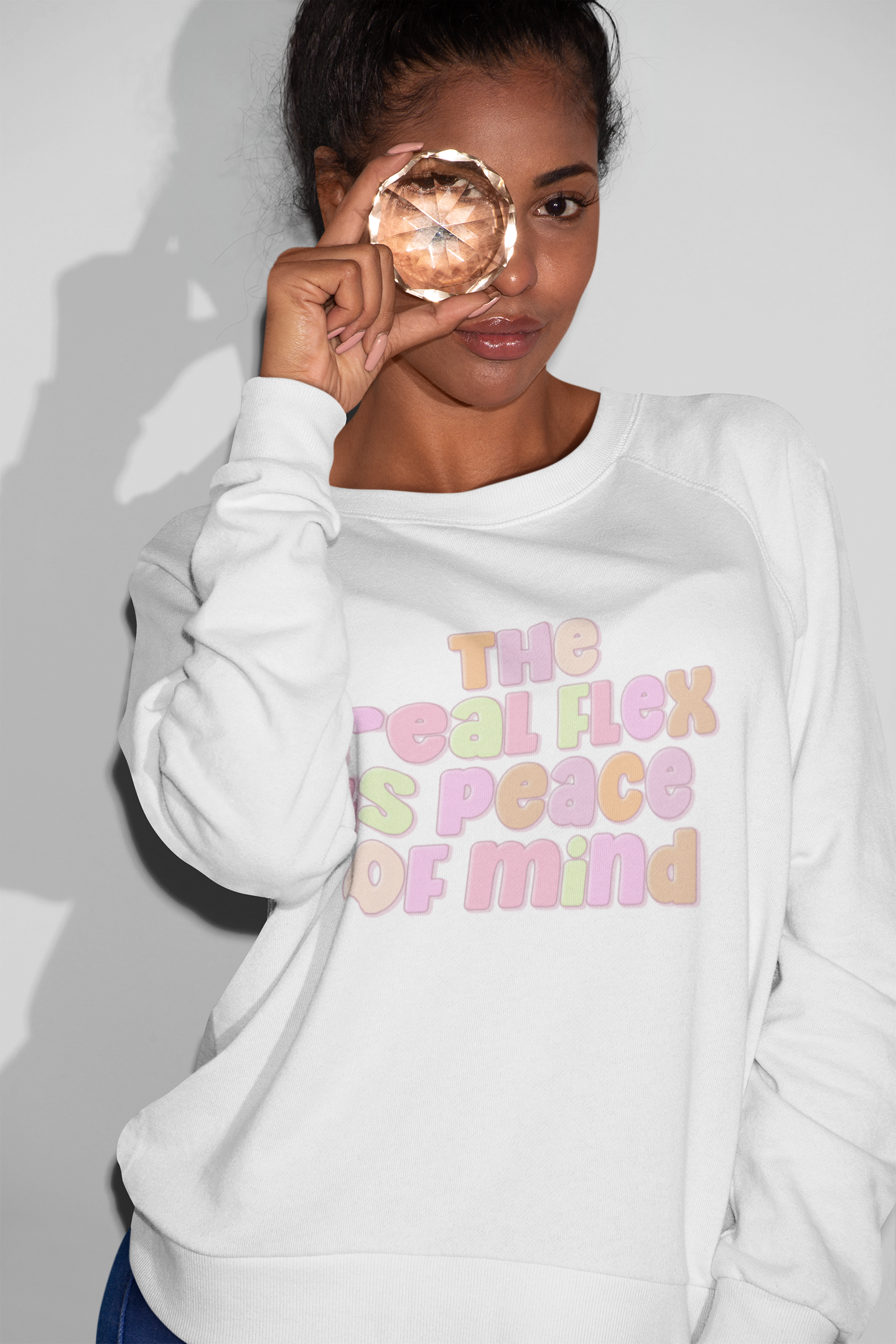 The Real Flex Is Peace Of Mind Sweatshirt