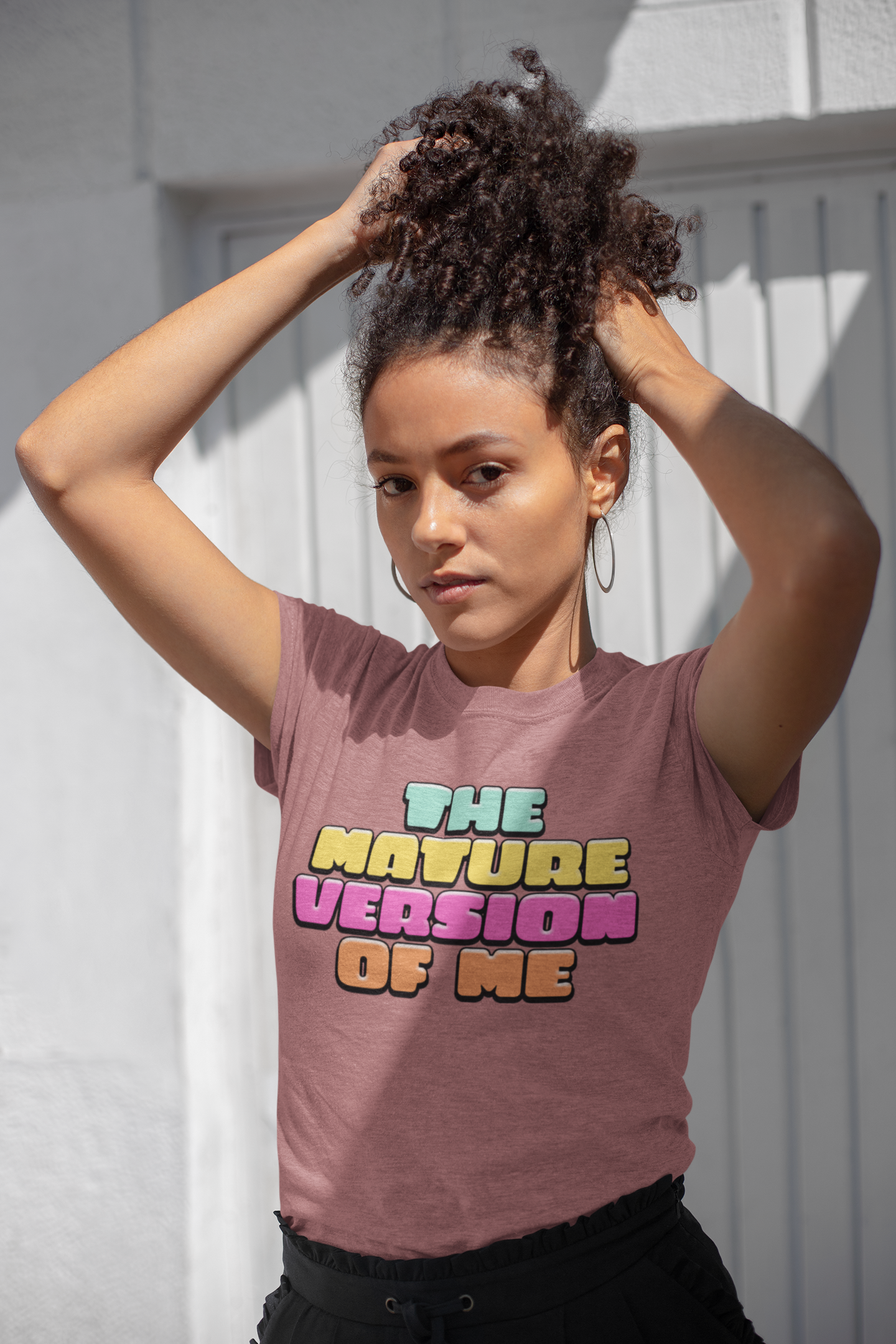 The Mature Version of Me Jersey Short Sleeve Tee