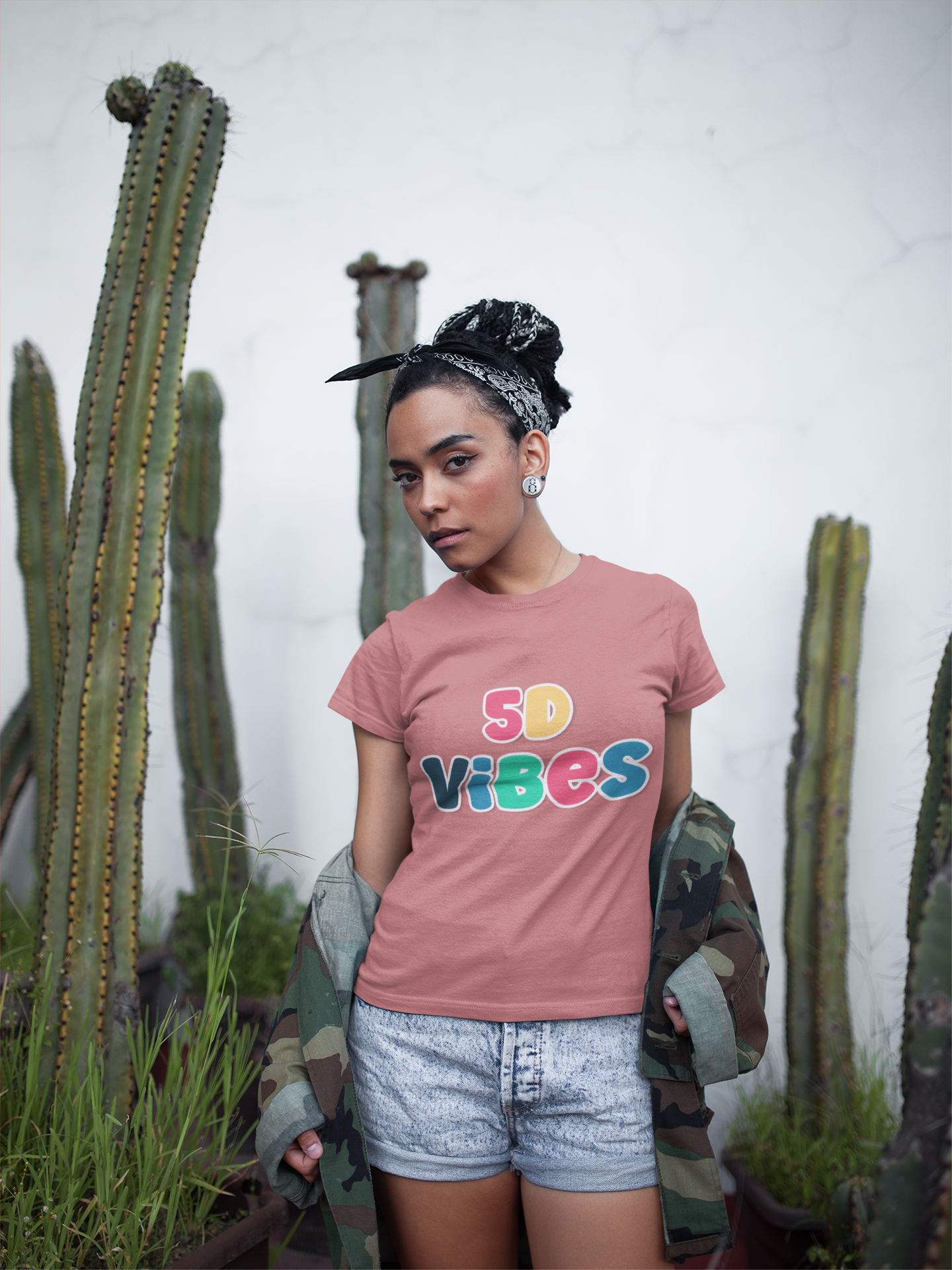 5D Vibes Jersey Short Sleeve Tee