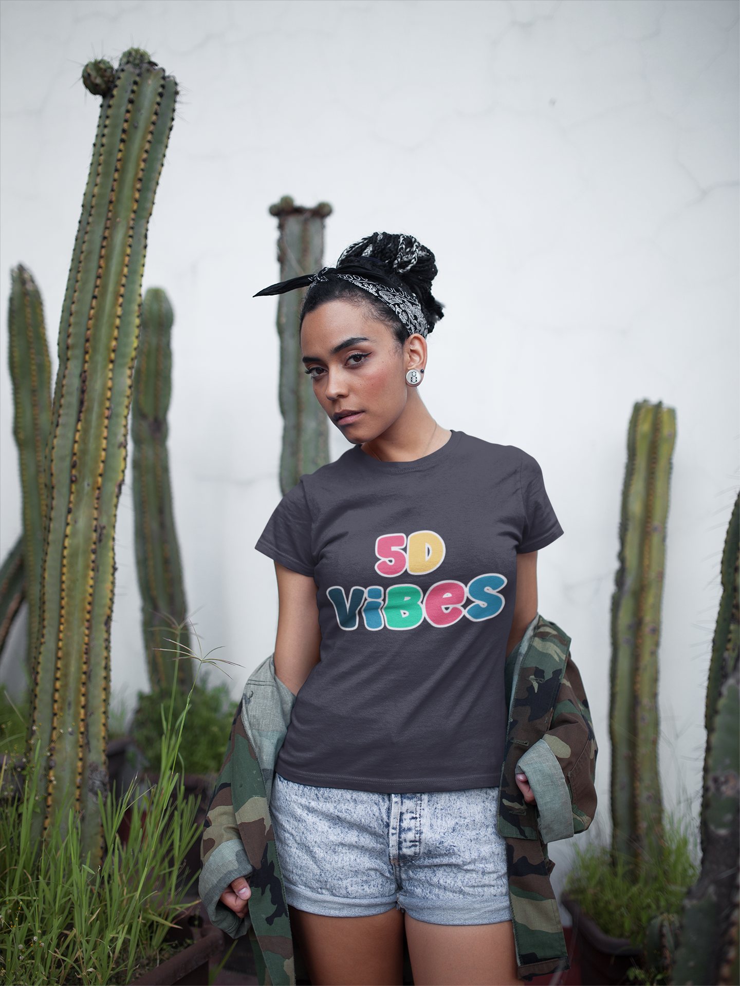 5D Vibes Jersey Short Sleeve Tee